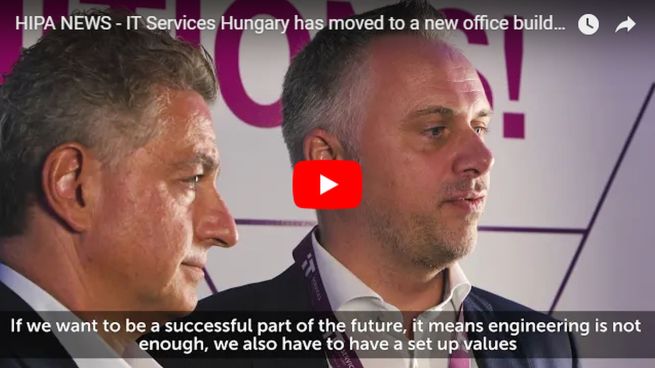 IT Services Hungary has moved to a new office building in Budapest - VIDEO REPORT
