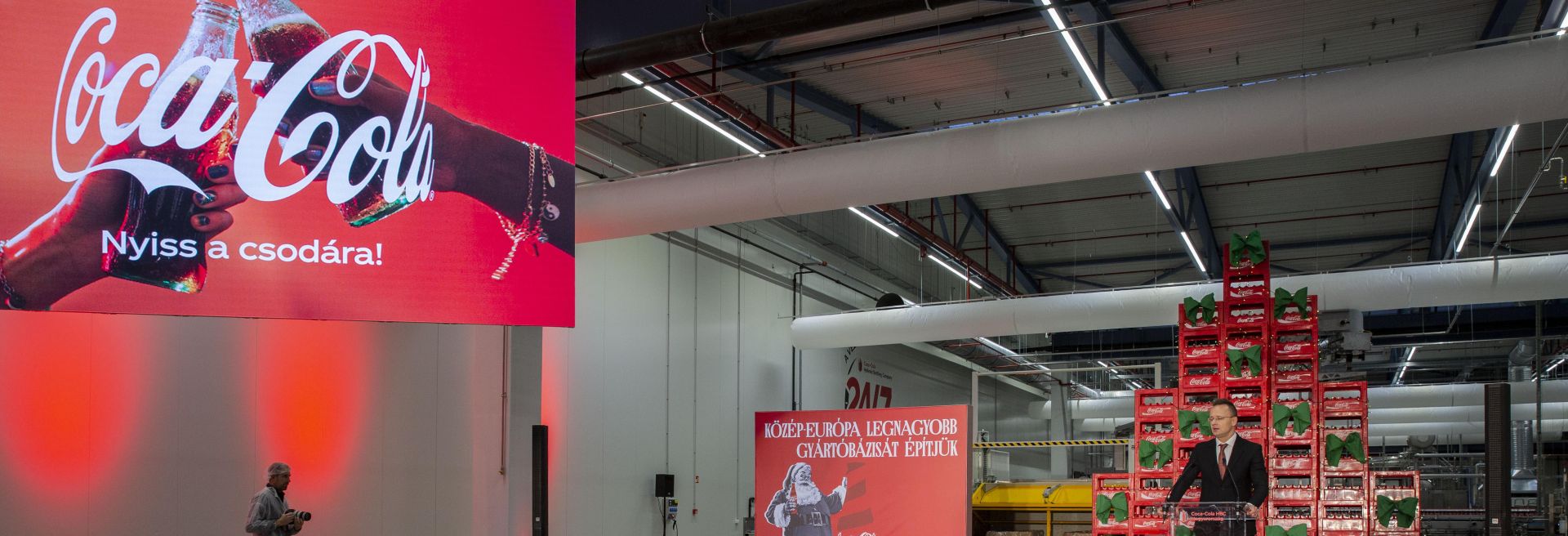 Coca-Cola Continues with Plan to Make its Hungarian Site to CEE’s Largest Manufacturing Hub