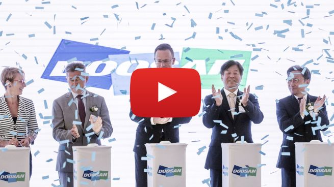 A Doosan új üzeme tovább erősíti a hazai és európai akkumulátorgyártást - VIDEÓRIPORT