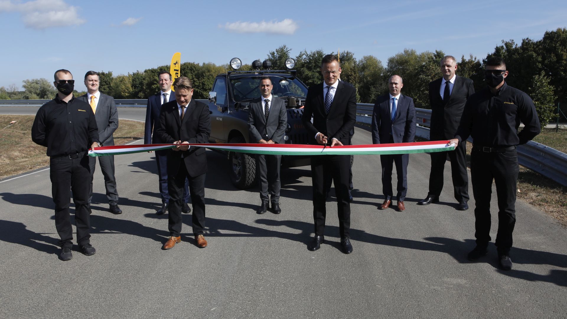 Continental handed over its redesigned test track in Veszprém